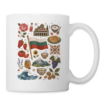 Bulgaria | Mountains, roses & love of home - Mug - white - Right