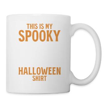 Voici mon t-shirt d’Halloween effrayant Drôle d’Halloween - Mug blanc - blanc - Droite
