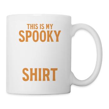 Voici mon Spooky Shirt Fantôme drôle d’Halloween - Mug blanc - blanc - Droite
