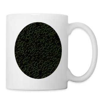 Mossy circle design - Mug - white - Right