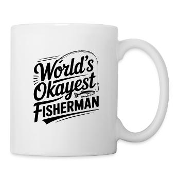Der beste Fischer der Welt - Tasse - Weiß - Rechts