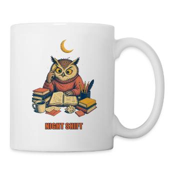 Night Shift | Nachtschicht - Tasse - Weiß - Rechts