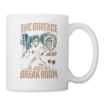 Berufstaucher Industrietaucher - Tasse - Weiß - Rechts