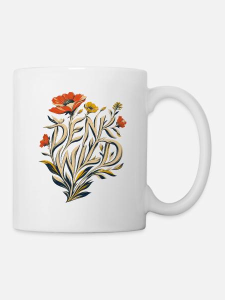 Think wild - ideas can't be fenced in! - Mug - white