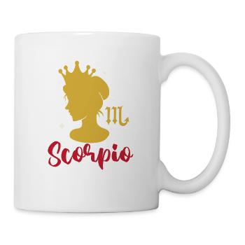 Sternzeichen Skorpion - Tasse - Weiß - Rechts
