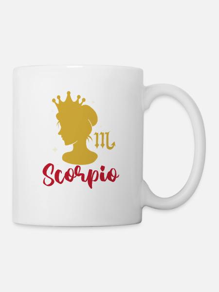 Sternzeichen Skorpion - Tasse - Weiß