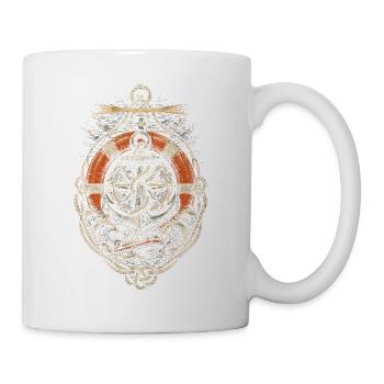 Küstenwache Rettungsschwimmer - Tasse - Weiß - Rechts