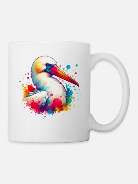 Nazca Tölpel Motiv - Tasse - Weiß
