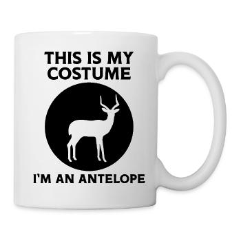 Antelope Costume Funny - Mug - white - Right