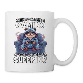 Jeux du week-end : probabilité de sommeil - Mug blanc - blanc - Droite