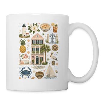 Charleston | Southern, Coast & Charm - Mug - white - Right