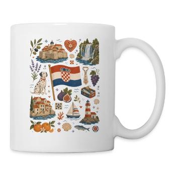 Croatia | Adriatic, Islands & Joie de vivre - Mug - white - Right