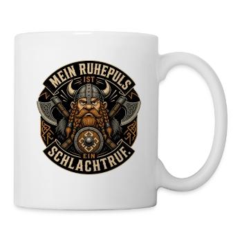 Wikinger - Tasse - Weiß - Rechts