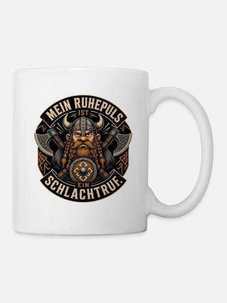 Wikinger - Tasse - Weiß