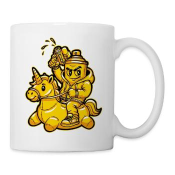 Graffiti Unicorn Humor - Mug - white - Right