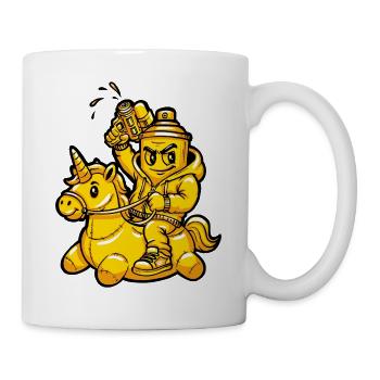 Unicorn Graffiti Summer - Mug - white - Right