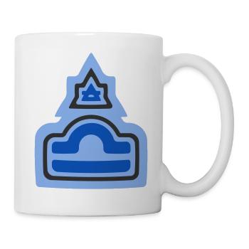Zodiac Tribal Libra and Air - Mug - white - Right