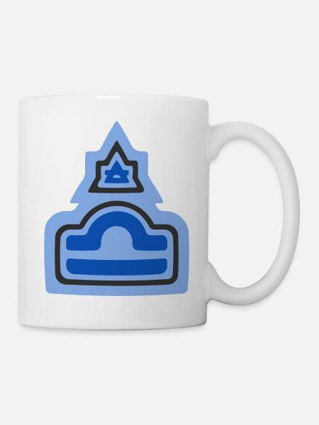 Zodiac Stammes-Waage und Luft - Tasse - Weiß