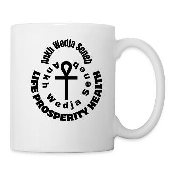 T-shirt Égyptien Ankh - Life Prosperity Health - Mug blanc - blanc - Droite