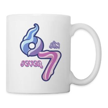 Candy Swirl 67 meme Neon Doodle - Mug - white - Right