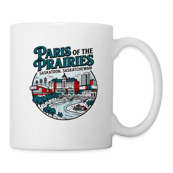 Vue de la ville des Prairies de Paris - Mug blanc - blanc - Droite