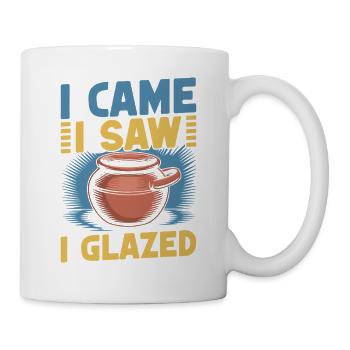 Gifts For Pottery Makers Came Saw Glazed Pottery - Mug - white - Right