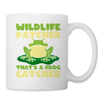 Frog Catcher Wildlife Patcher Catcher Frog - Tasse - Weiß - Rechts
