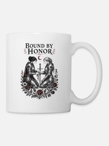 Bound by Honor | Medieval Gothic Love - Tasse - Weiß