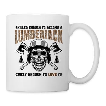 Lumberjack Skull Axes - Mug - white - Right