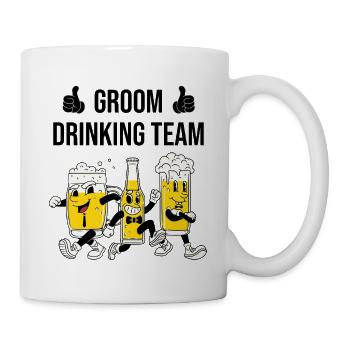 Groom Drinking Team - Mug - white - Right