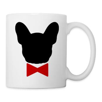 Boubou Bow Tie - 001 - Mug - white - Right