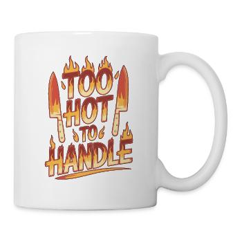Chef de restaurant trop chaud pour gérer Chef de cuisine - Mug blanc - blanc - Droite