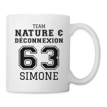 Team Nature Deconnexion 63 Simone T-Shirt Cadea... - Mug blanc - blanc - Droite