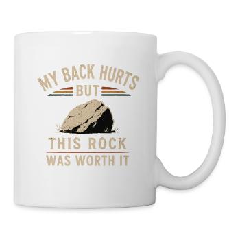 Collecting Stones Geology Nature Hobby - Mug - white - Right