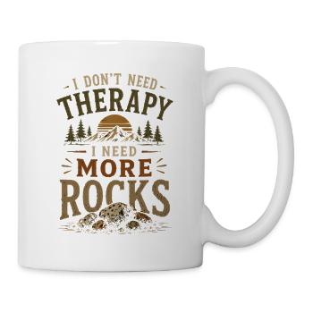 Geologie Steine Sammeln Gesteinsfan - Tasse - Weiß - Rechts