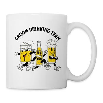 Groom Drinking Team - Mug - white - Right