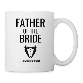 Father Bride Tuxedo - Mug - white - Right