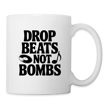 Drop Beats Not Bombs - Mug - white - Right