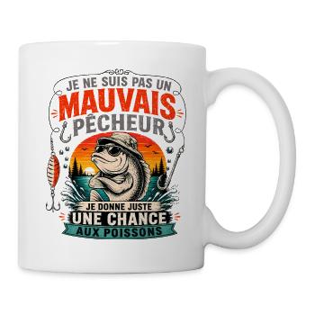 Je ne suis pas un mauvais pêcheur - Humour Pêche - Mug blanc - blanc - Droite
