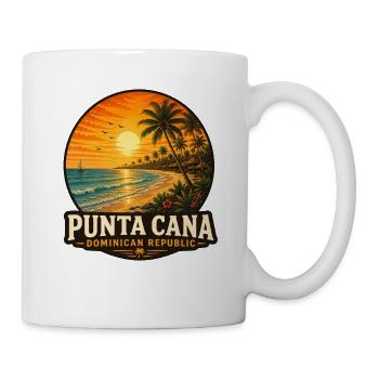 Punta Cana Dominican Republic Caribbean Holidays - Mug - white - Right