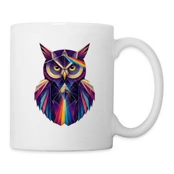 Spectral Owl Prism and Optics Illustration - Mug - white - Right