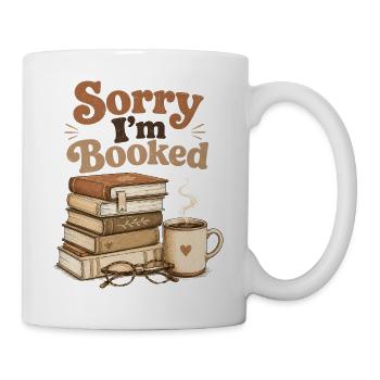Désolé, je suis occupé à lire des livres rétro - Mug blanc - blanc - Droite