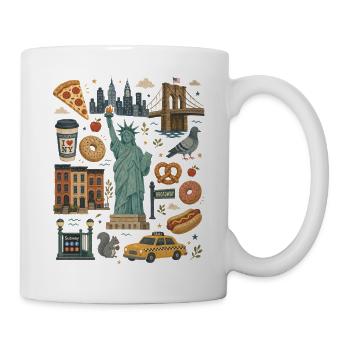 New York | Skyline, Taxi & City Love - Mug - white - Right