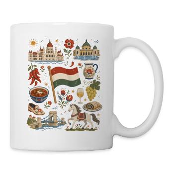 Hungary | Budapest, Puszta & Enjoyment - Mug - white - Right