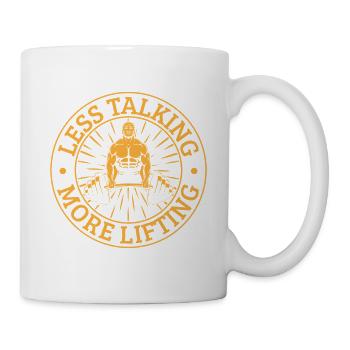 Fitness Motivation Bodybuilder More Lifting Gym - Mug - white - Right