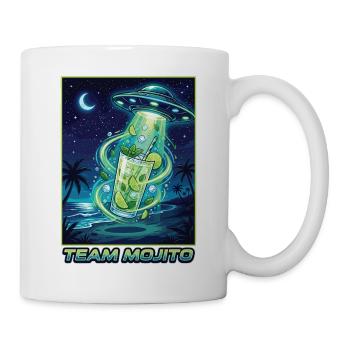 Équipe de enterrement de vie de jeune fille Mojito Barman de cocktails - Mug blanc - blanc - Droite