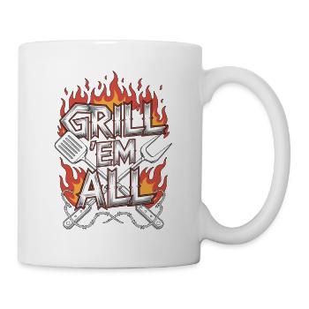 Restaurant Chef Grill 'Em All Professional Chef - Mug - white - Right