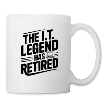 The I.T. Legend Has Retired - Mug - white - Right