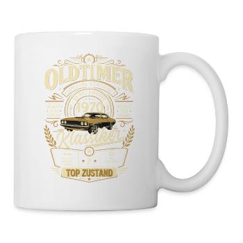 56. Geburtstag Geschenk Mann Vintage Oldtimer 1970 - Tasse - Weiß - Rechts