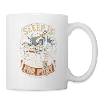 Coast Guard Lifeguard Sleep Is For Port - Mug - white - Right